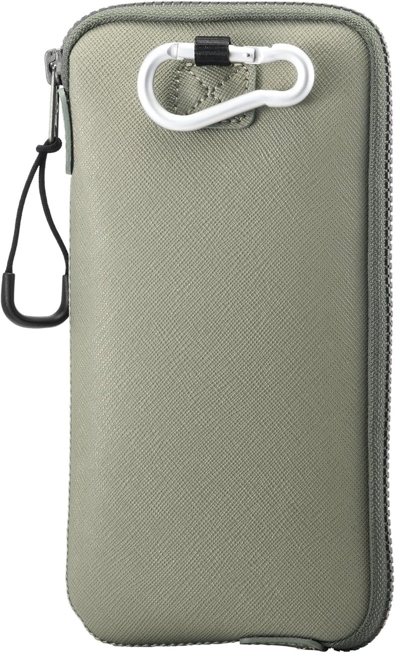 OneJoy Phone Sleeve Lightweight Cell Phone Pouch for Mobile Protection, Slim Fit and Durable, with Clip-on for Easy Carrying, Enough for 6.1" to 6.9" Cellphone [ Olive ] - Image 1